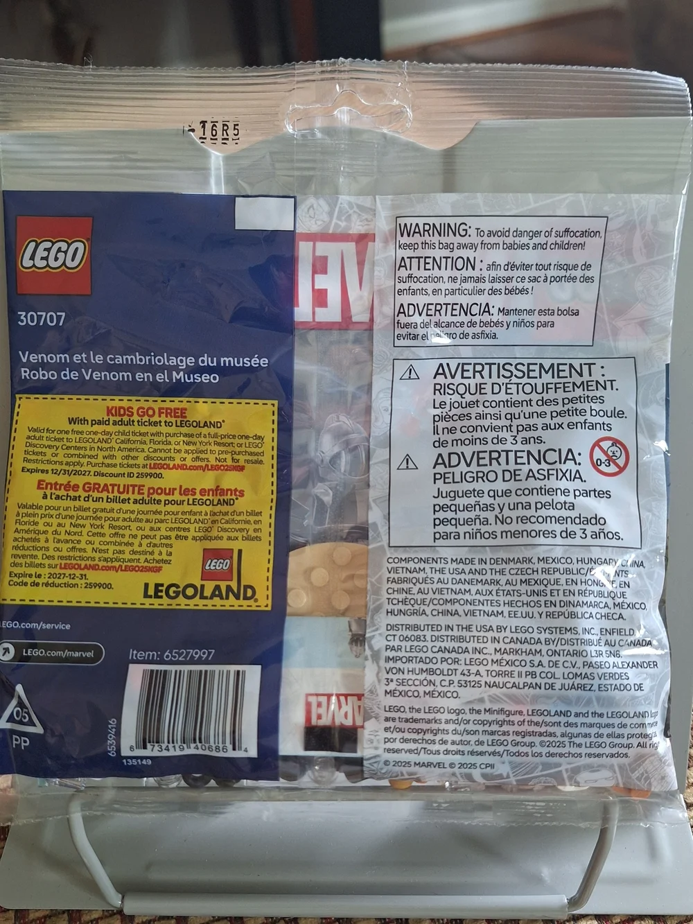LEGO Marvel Spider-Man and Venom Mini Build - 30707 Ages 6+